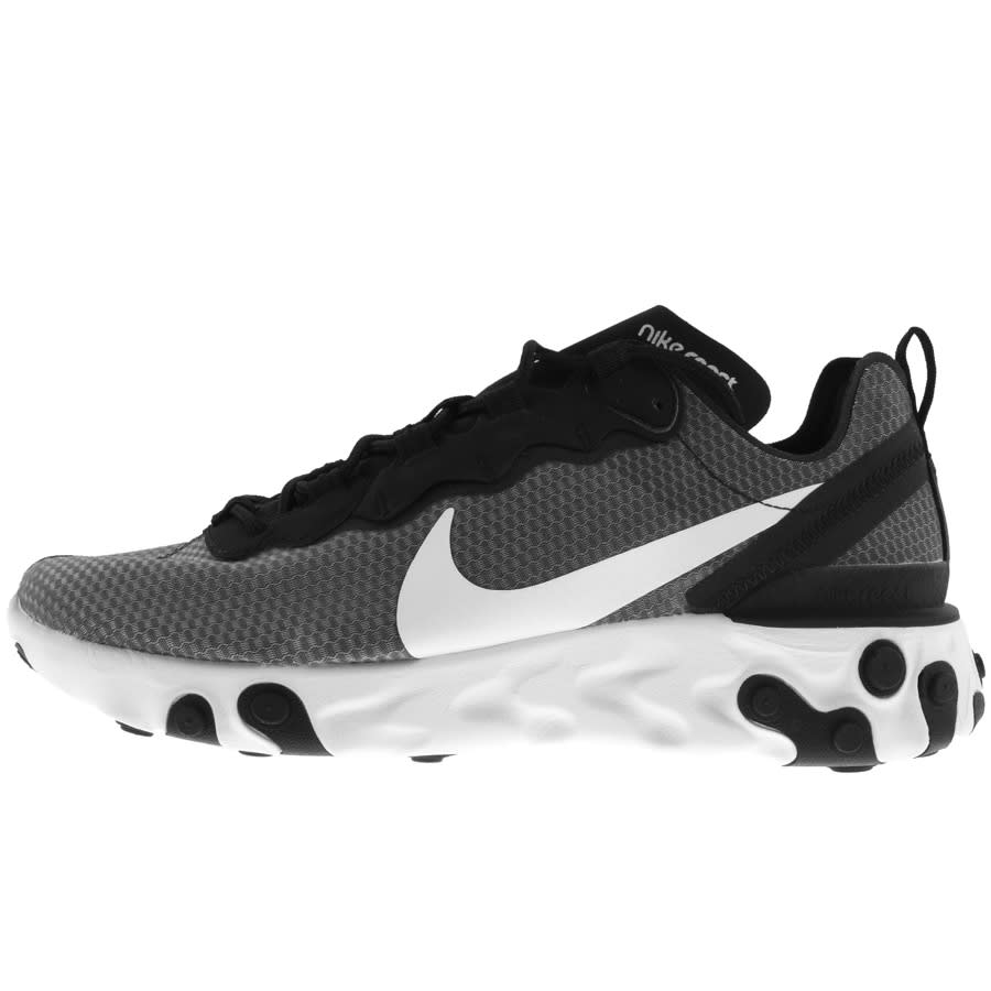 Alternative Image for ProductNike React Element 55 Trainers Black1